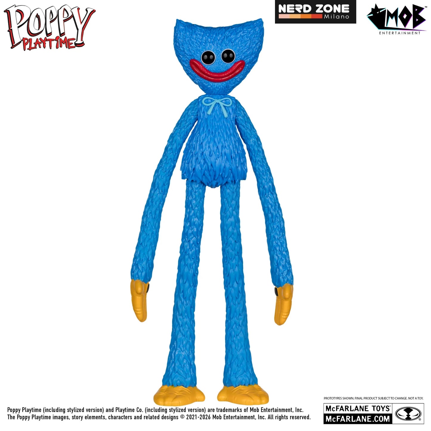 McFARLANE TOYS 2025 - Poppy Playtime 12inch Coffin Huggy Wuggy Smile Figure
