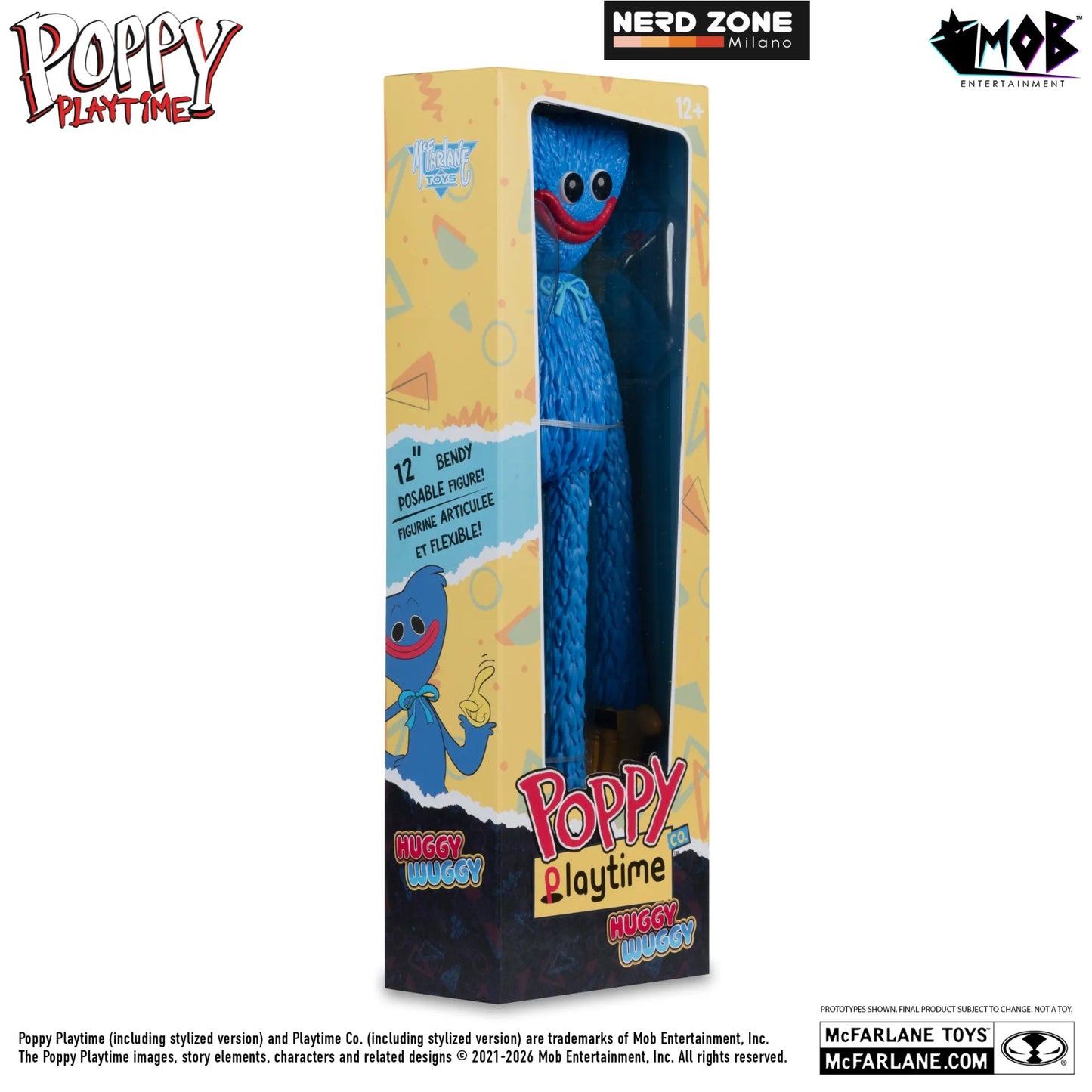 McFARLANE TOYS 2025 - Poppy Playtime 12inch Coffin Huggy Wuggy Smile Figure