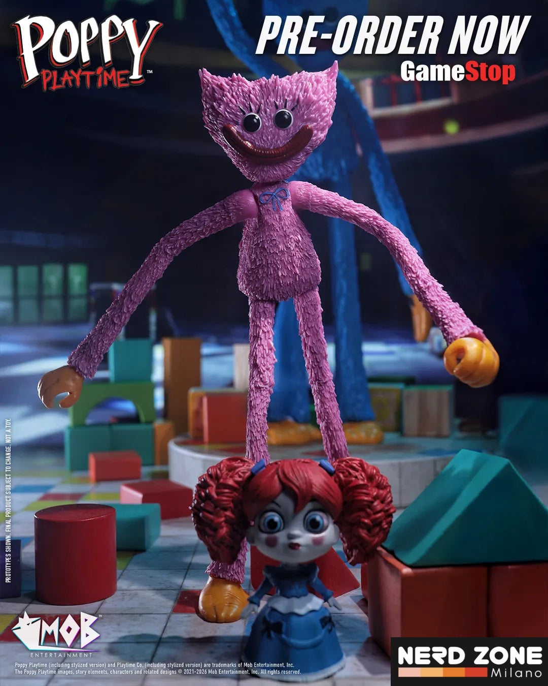 PRE ORDER - McFARLANE TOYS 2025 - Poppy Playtime 7inch Action Figure Assortment (6)