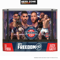 PRE ORDINE - McFARLANE TOYS 2025 - Ufc Posed Ilia Topuria & Justin Gaethje 2-pack Freedom 250