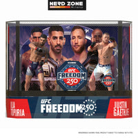 PRE ORDINE - McFARLANE TOYS 2025 - Ufc Posed Ilia Topuria & Justin Gaethje 2-pack Freedom 250