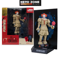 McFARLANE TOYS 2025 - Welcome To Derry - Movie Maniacs Pennywise Flashback Gold Label Posed Figure