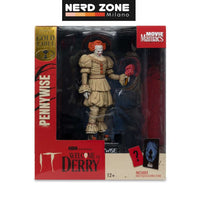 McFARLANE TOYS 2025 - Welcome To Derry - Movie Maniacs Pennywise Flashback Gold Label Posed Figure