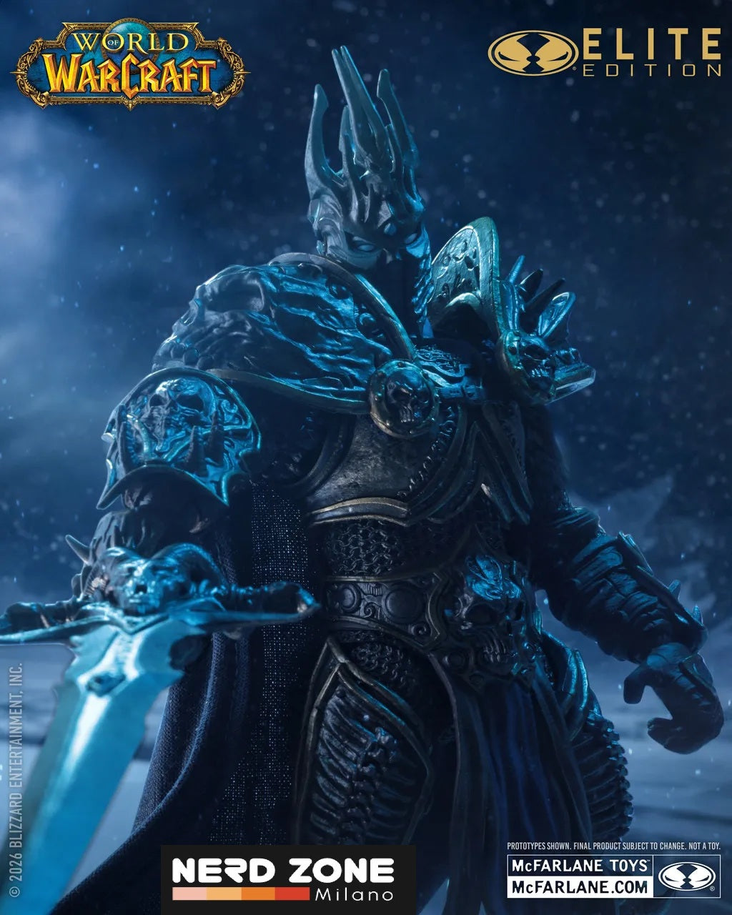 PRE ORDINE - McFARLANE TOYS 2025 - World Of Warcraft Lich King Mcfarlane Elite Edition 7" Action Figure