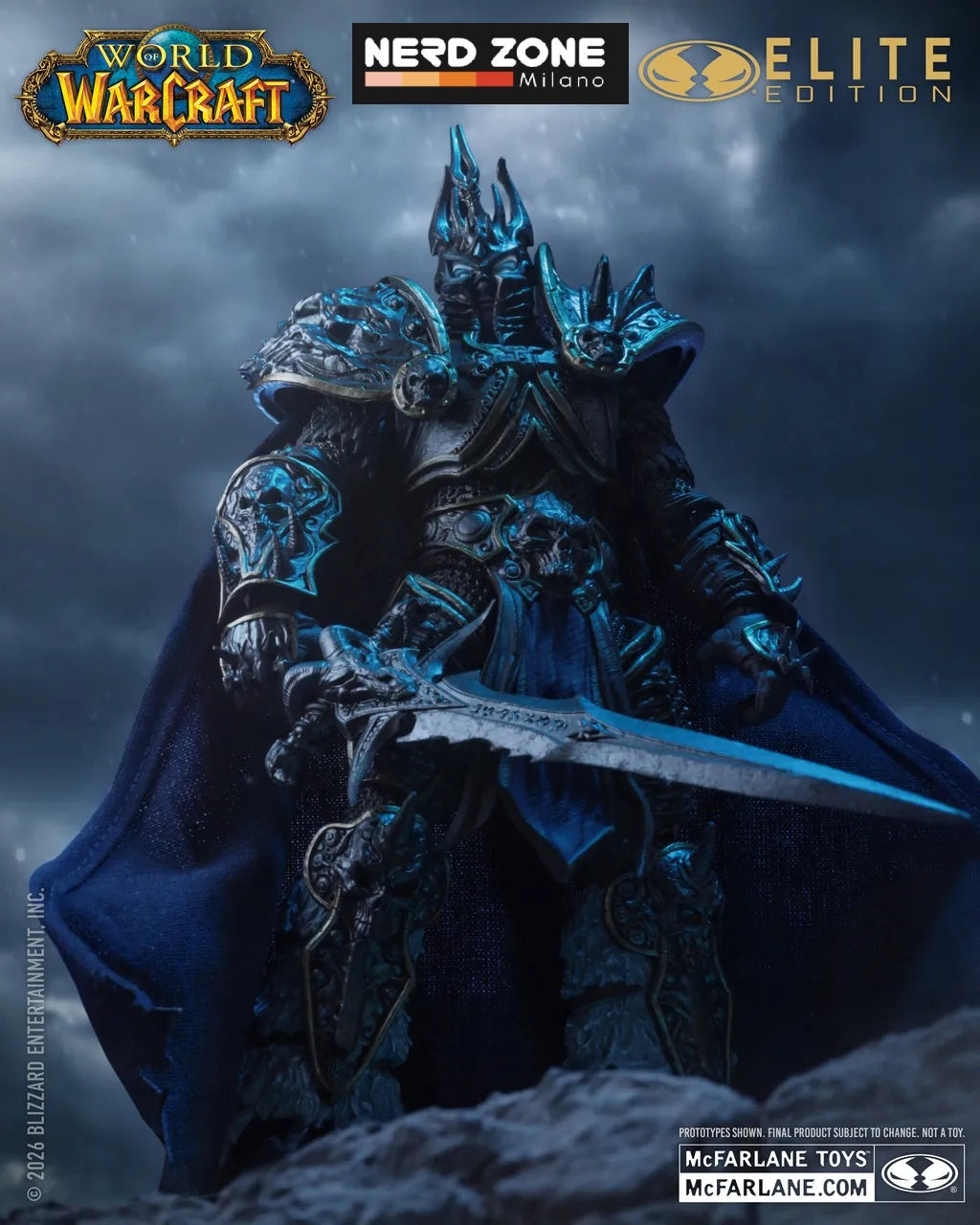 PRE ORDINE - McFARLANE TOYS 2025 - World Of Warcraft Lich King Mcfarlane Elite Edition 7" Action Figure