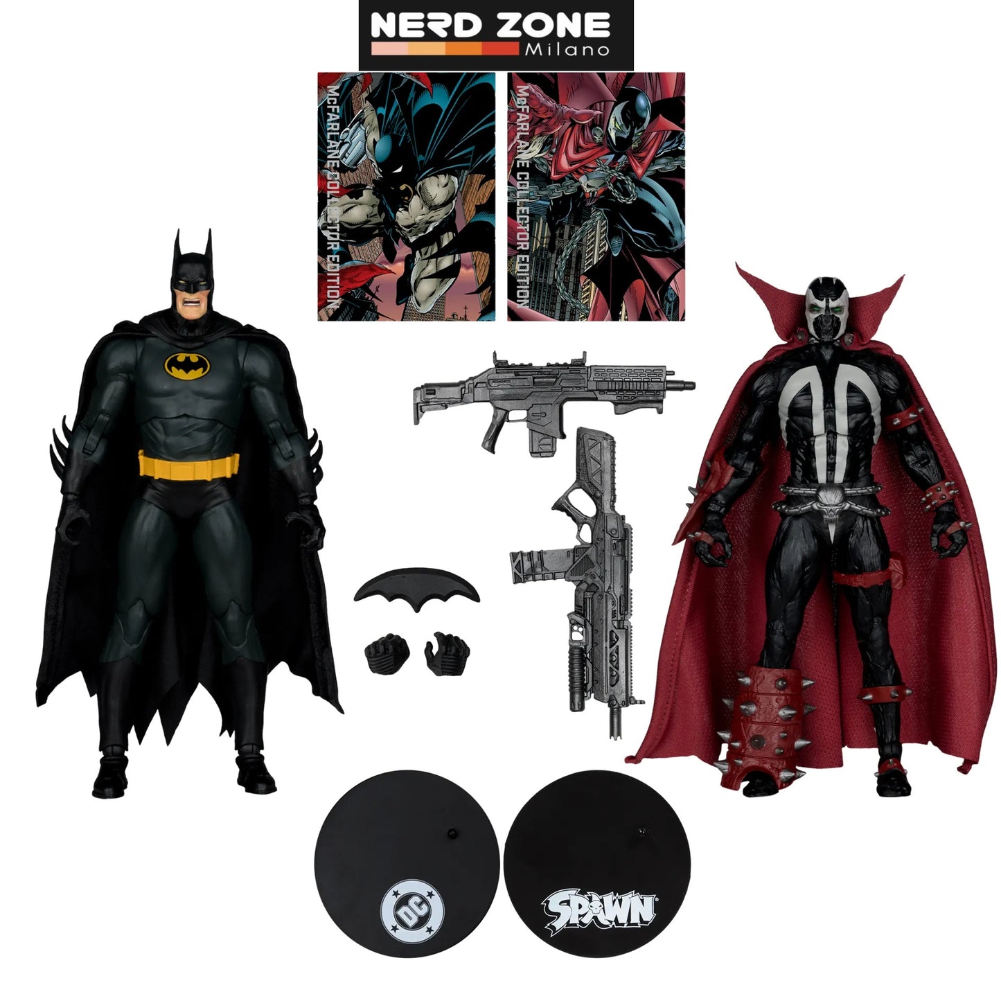 PRE ORDINE McFARLANE TOYS 2025 Collector Edition Batman & Spawn 2pk Action Figure