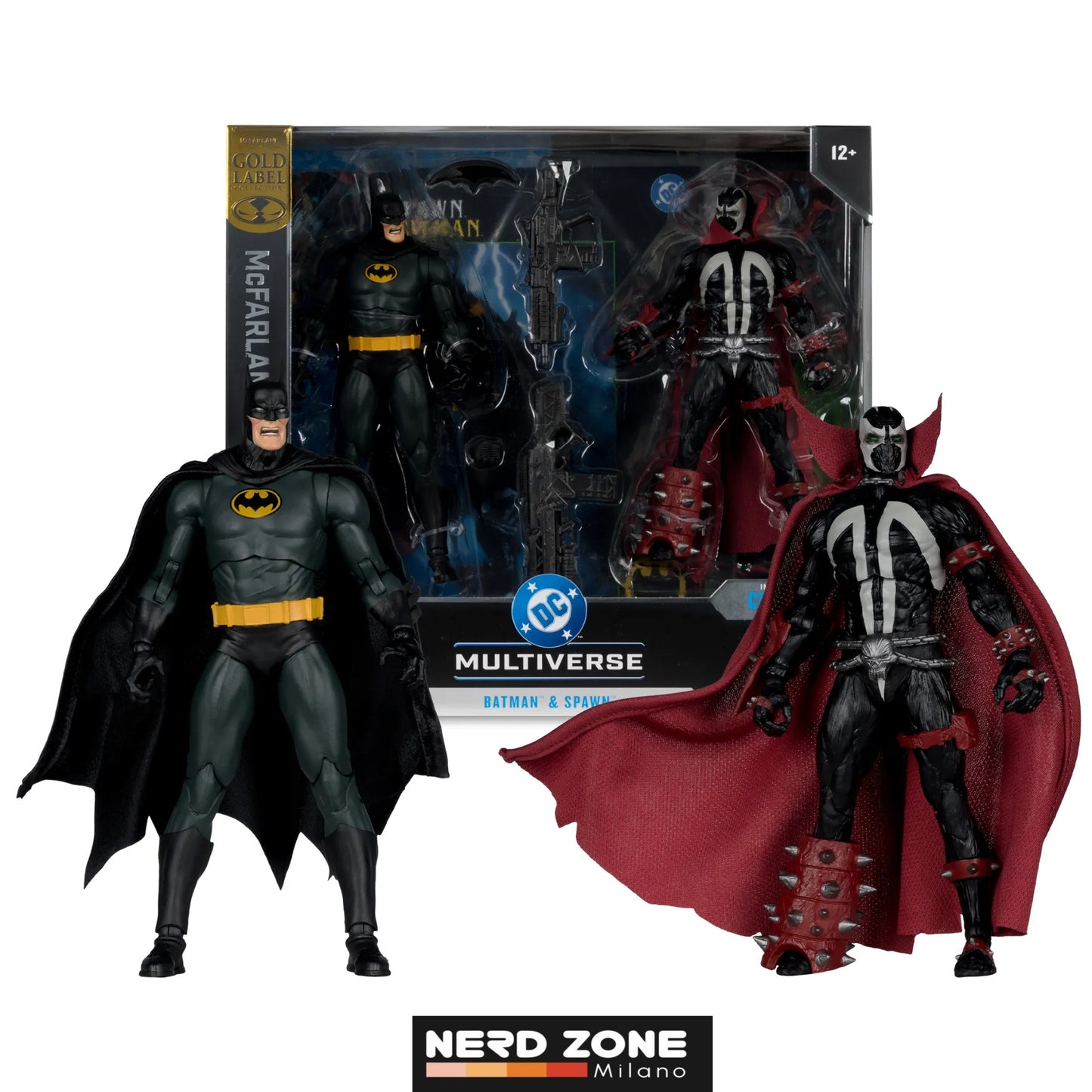 PRE ORDINE McFARLANE TOYS 2025 Collector Edition Batman & Spawn 2pk Action Figure
