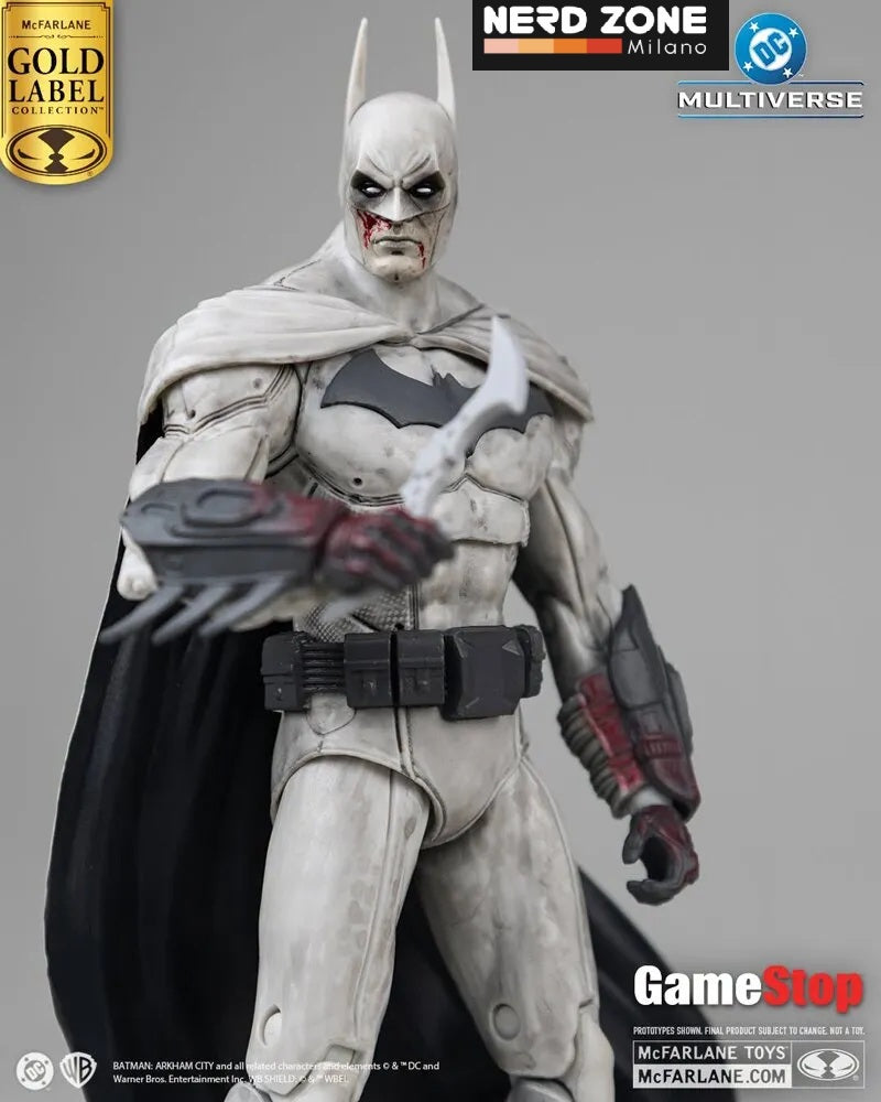 PRE ORDINE McFARLANE TOYS 2025 Dc Multiverse 7in Batman Arkham City Bloody Action Figure