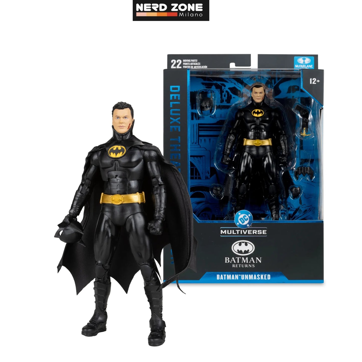 PRE ORDINE McFARLANE TOYS 2025 Dc Theatrical Dlx 7inch Wv6 Batman Returns Unmasked Action Figure