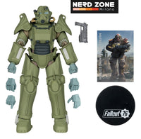 McFARLANE TOYS 2025 - Fallout 76 Gaming Edition Action Figure T-45 Military Armor (Red Platinum Edition) 20 cm