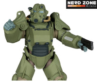 McFARLANE TOYS 2025 - Fallout 76 Gaming Edition Action Figure T-45 Military Armor (Red Platinum Edition) 20 cm