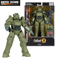 McFARLANE TOYS 2025 - Fallout 76 Gaming Edition Action Figure T-45 Military Armor (Red Platinum Edition) 20 cm