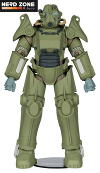 McFARLANE TOYS 2025 - Fallout 76 Gaming Edition Action Figure T-45 Military Armor (Red Platinum Edition) 20 cm
