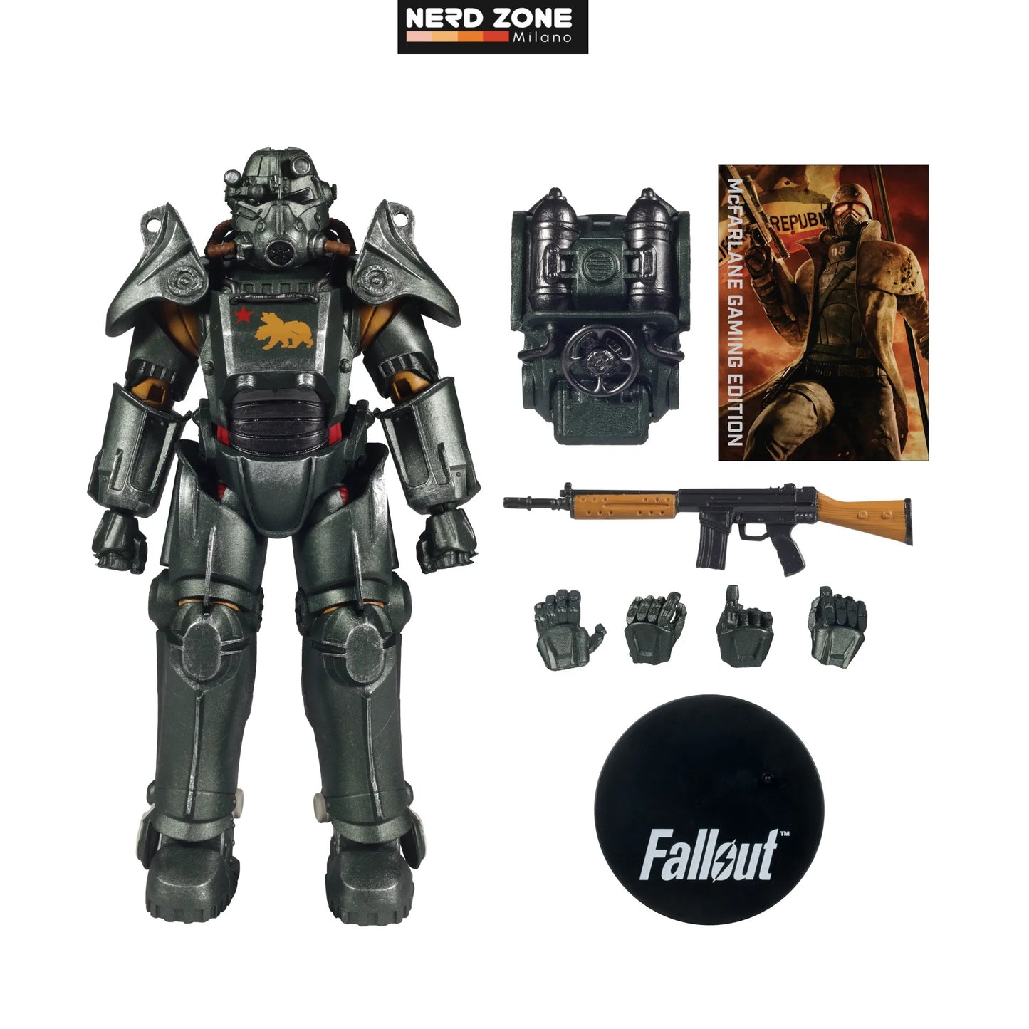 PRE ORDINE - McFARLANE TOYS 2025 Gaming Ed 7inch Fallout Wv2 T-45 Armor Ncr Fallout New Vegas Action Figure