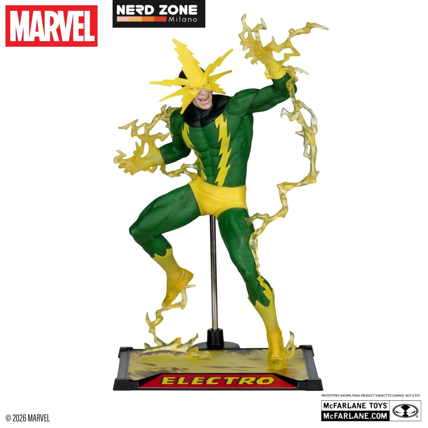 PRE ORDINE - McFARLANE TOYS 2025 Marvel Collection 1:10th Wv8 Electro (joe Fixit #5) Figure