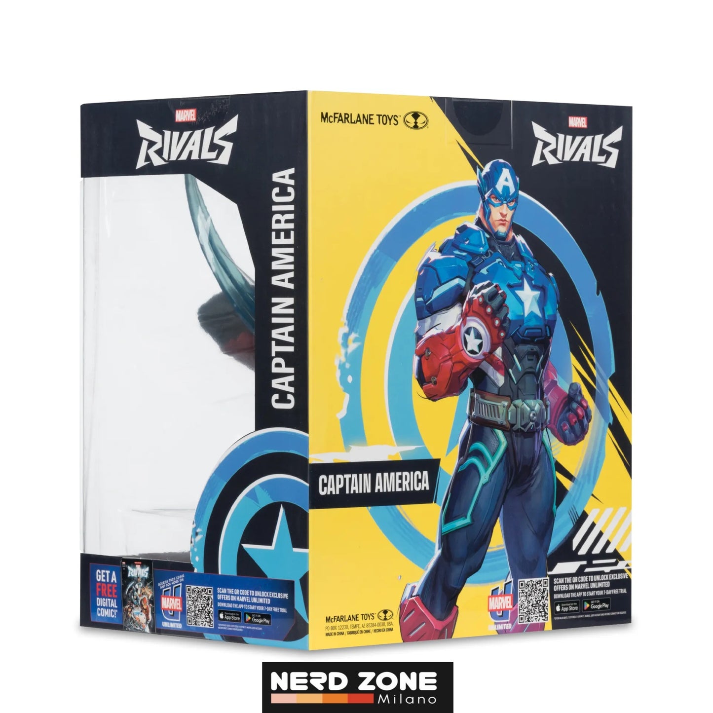 McFARLANE TOYS 2025 - Marvel Rivals Collection 1/10 Action Figure Captain America 20 cm