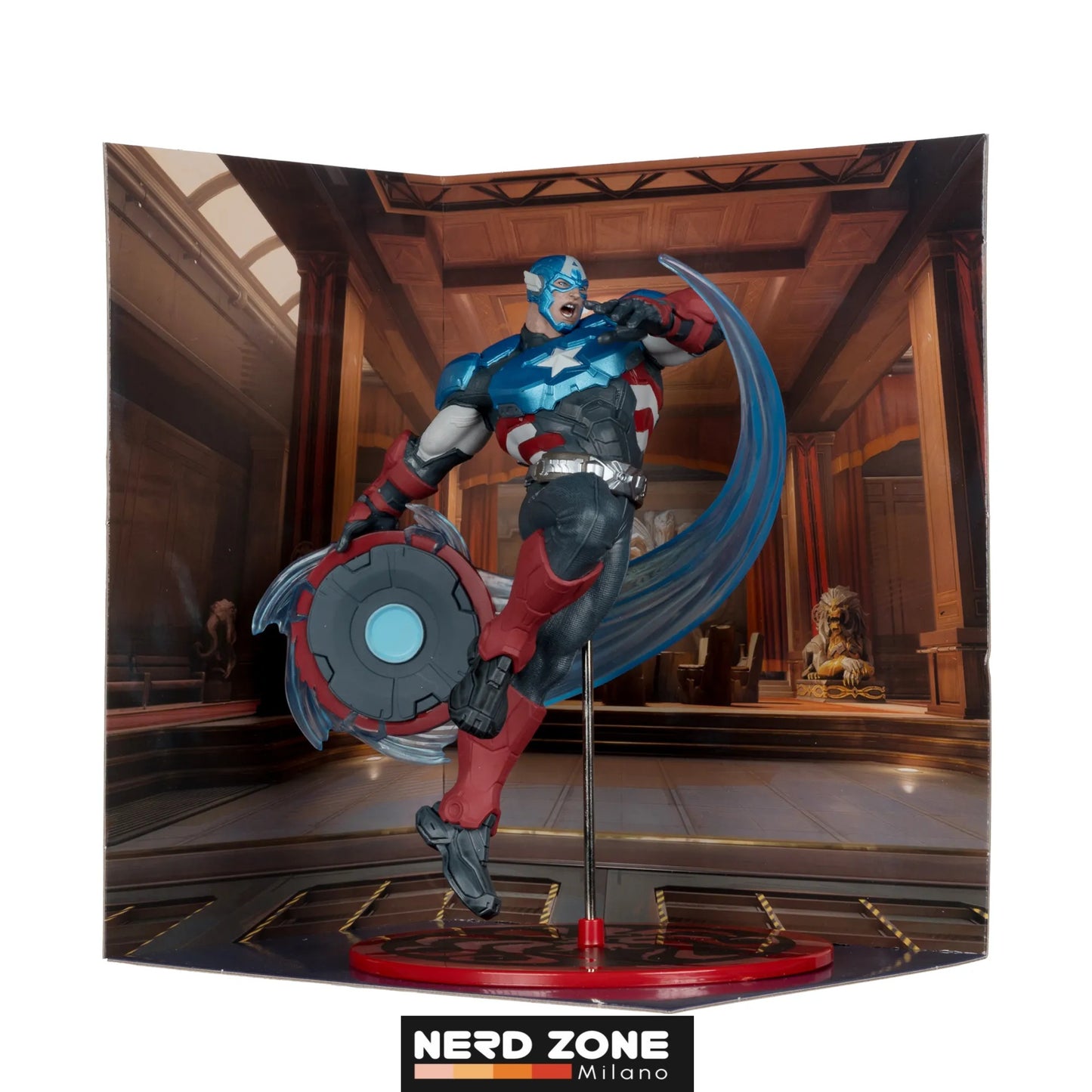 McFARLANE TOYS 2025 - Marvel Rivals Collection 1/10 Action Figure Captain America 20 cm