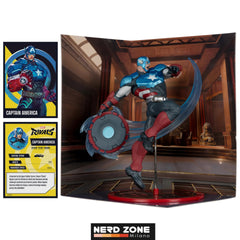 PRE ORDINE McFARLANE TOYS 2025 Marvel Rivals Collection 1/10 Action Figure Captain America 20 cm