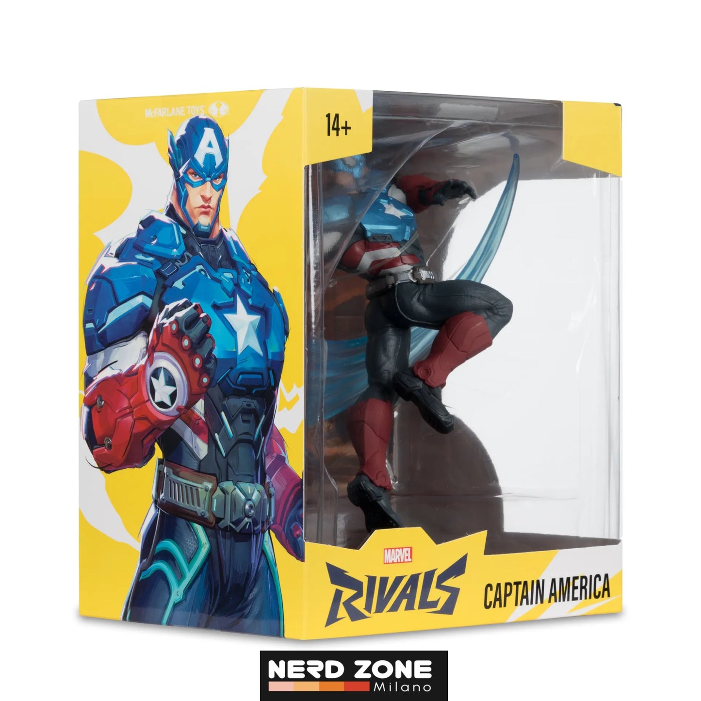 McFARLANE TOYS 2025 - Marvel Rivals Collection 1/10 Action Figure Captain America 20 cm
