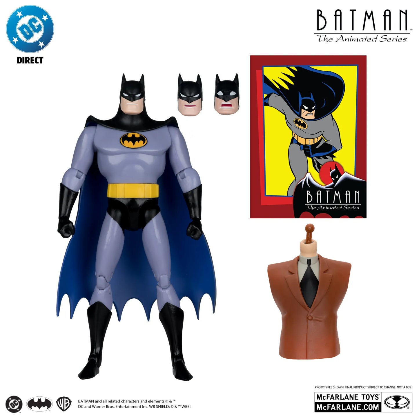 McFARLANE TOYS 2025 - Dc Direct Batman Animated Build-a-figure Wave 7 Action Figure Set (6)