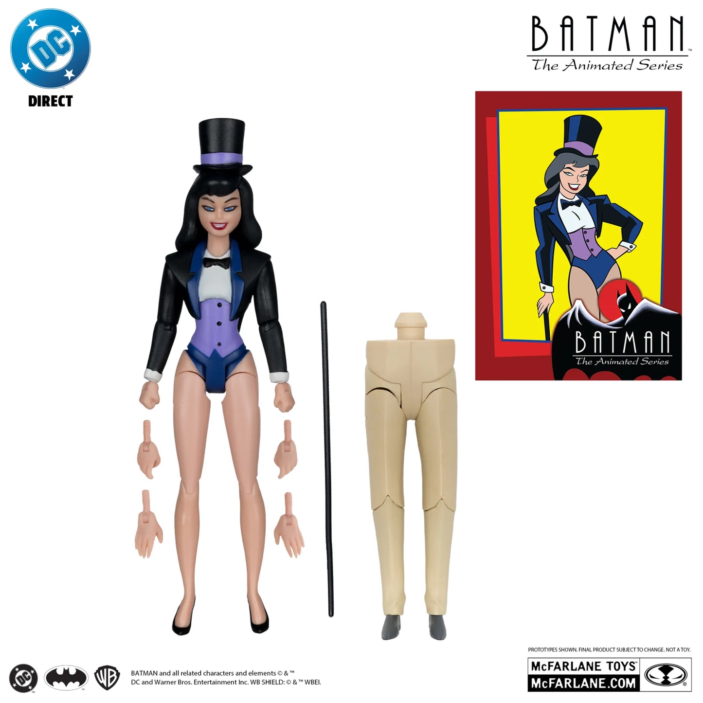 McFARLANE TOYS 2025 - Dc Direct Batman Animated Build-a-figure Wave 7 Action Figure Set (6)