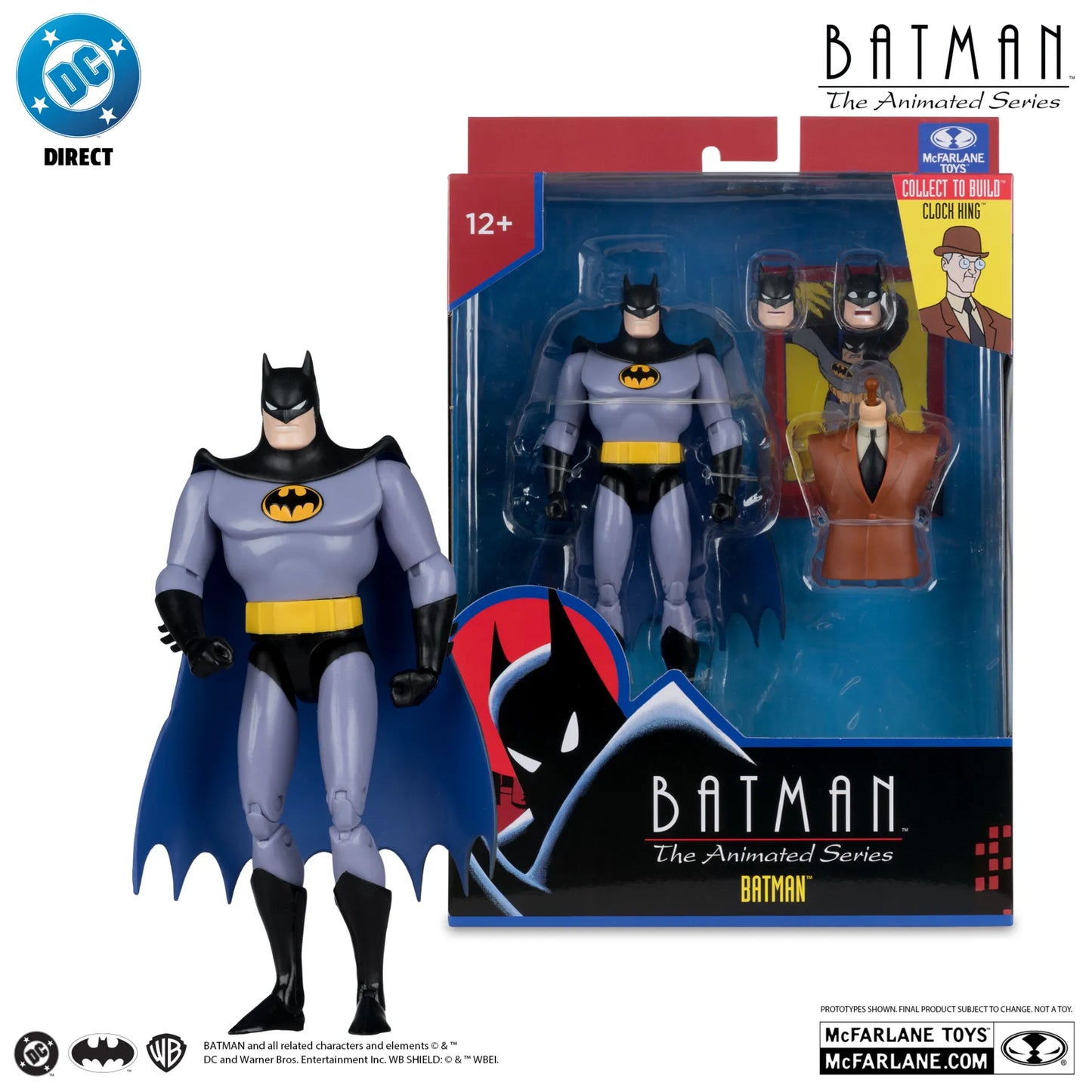 McFARLANE TOYS 2025 - Dc Direct Batman Animated Build-a-figure Wave 7 Action Figure Set (6)
