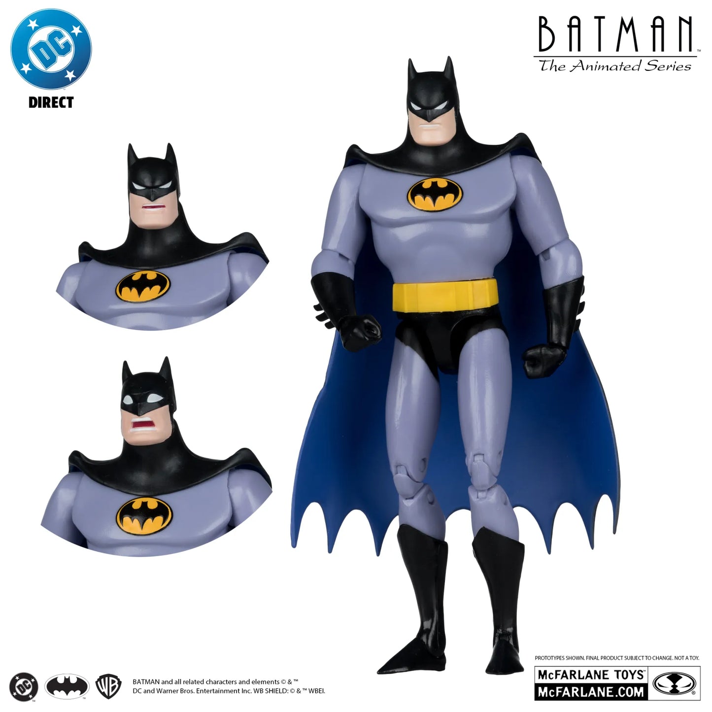 McFARLANE TOYS 2025 - Dc Direct Batman Animated Build-a-figure Wave 7 Action Figure Set (6)