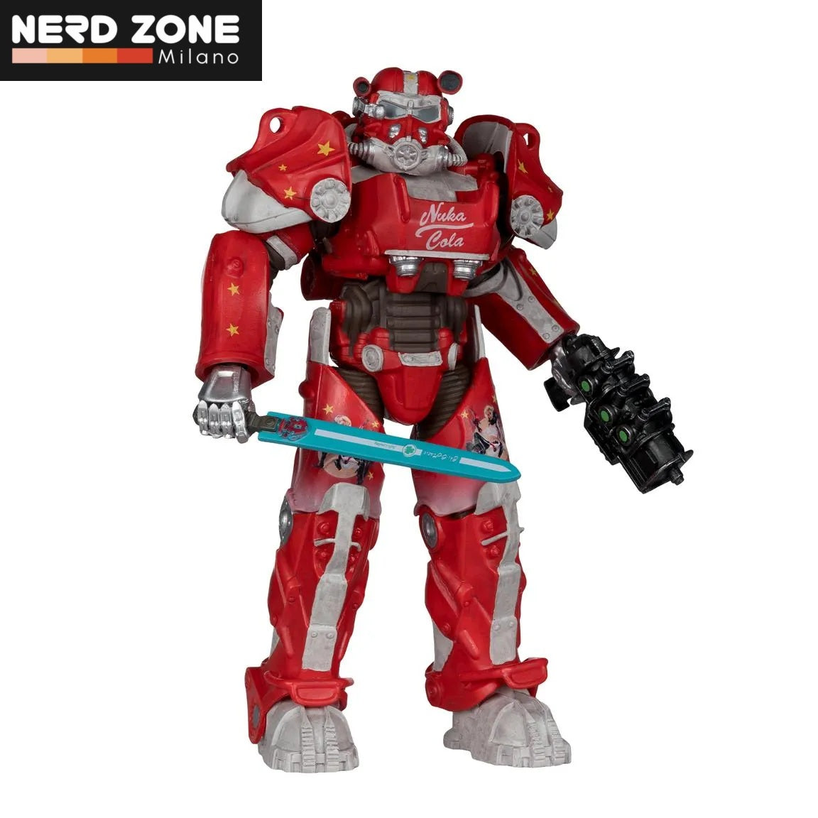 McFARLANE TOYS 2025 - Elite 7in Fallout 76 Nuka Cola T-60 Gold  Label Action Figure