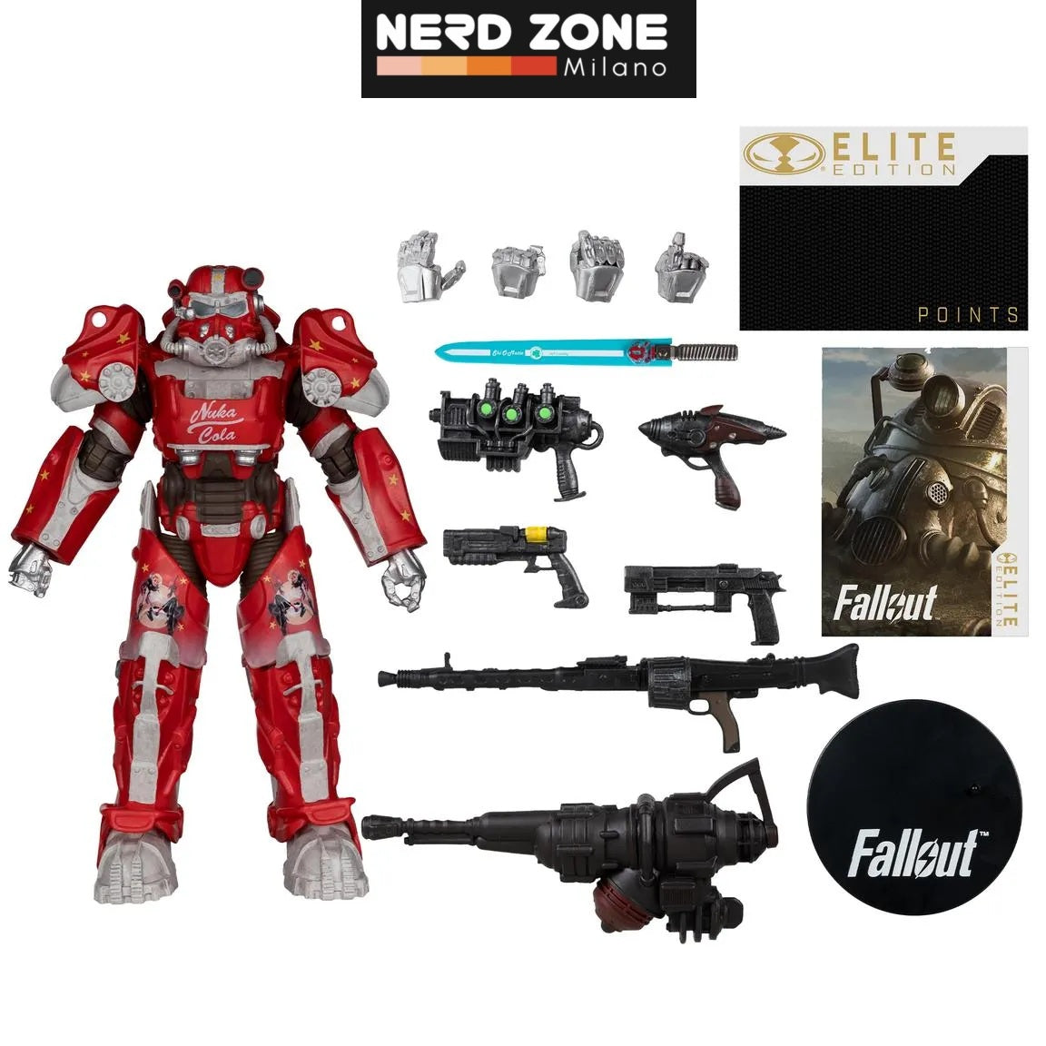 McFARLANE TOYS 2025 - Elite 7in Fallout 76 Nuka Cola T-60 Gold  Label Action Figure