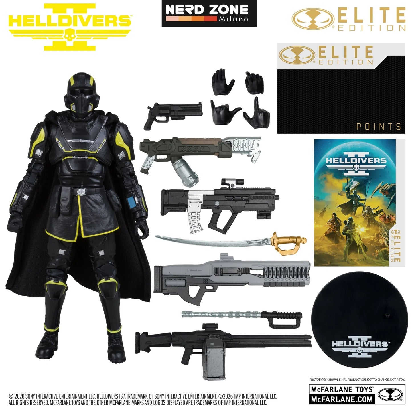 PRE ORDINE - McFARLANE TOYS 2025 - Mcfarlane Elite 7inch Helldivers 2 B-01 Tactical Action Figure