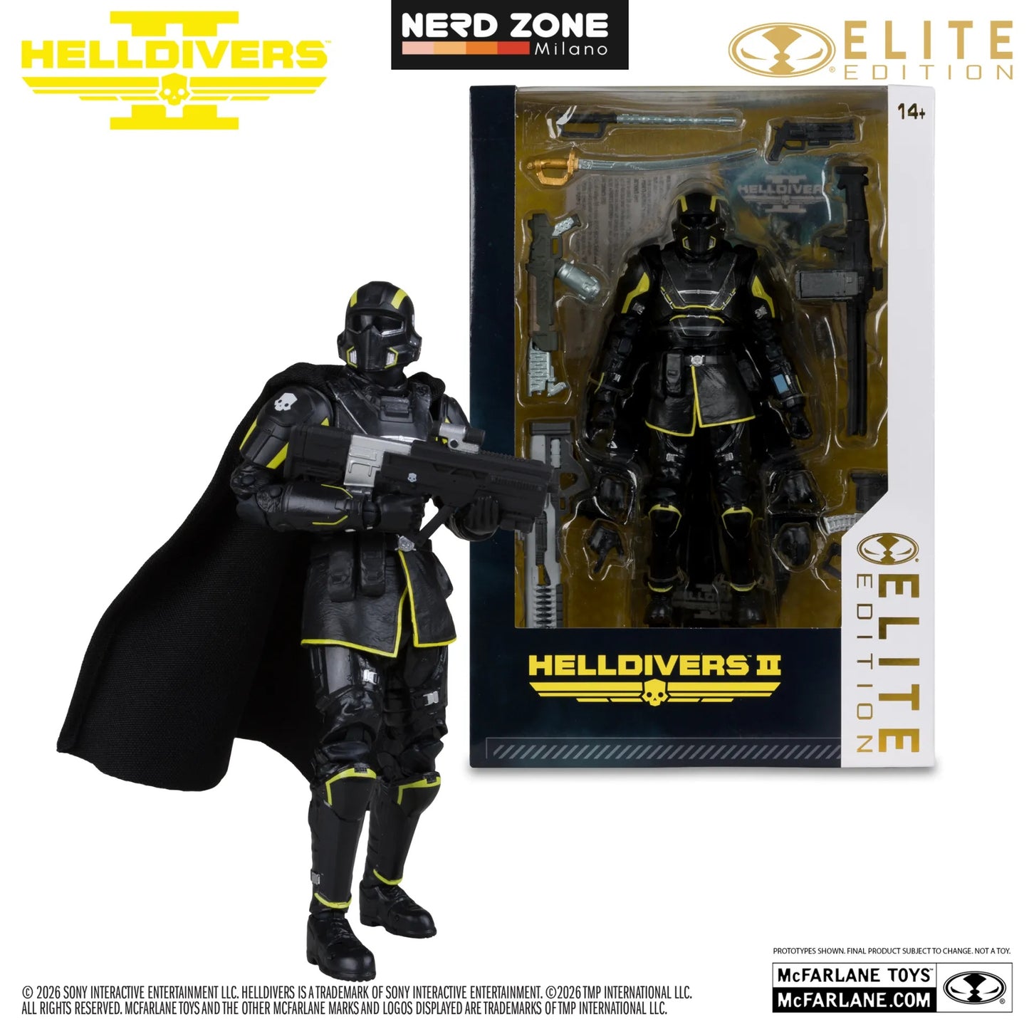 PRE ORDINE - McFARLANE TOYS 2025 - Mcfarlane Elite 7inch Helldivers 2 B-01 Tactical Action Figure