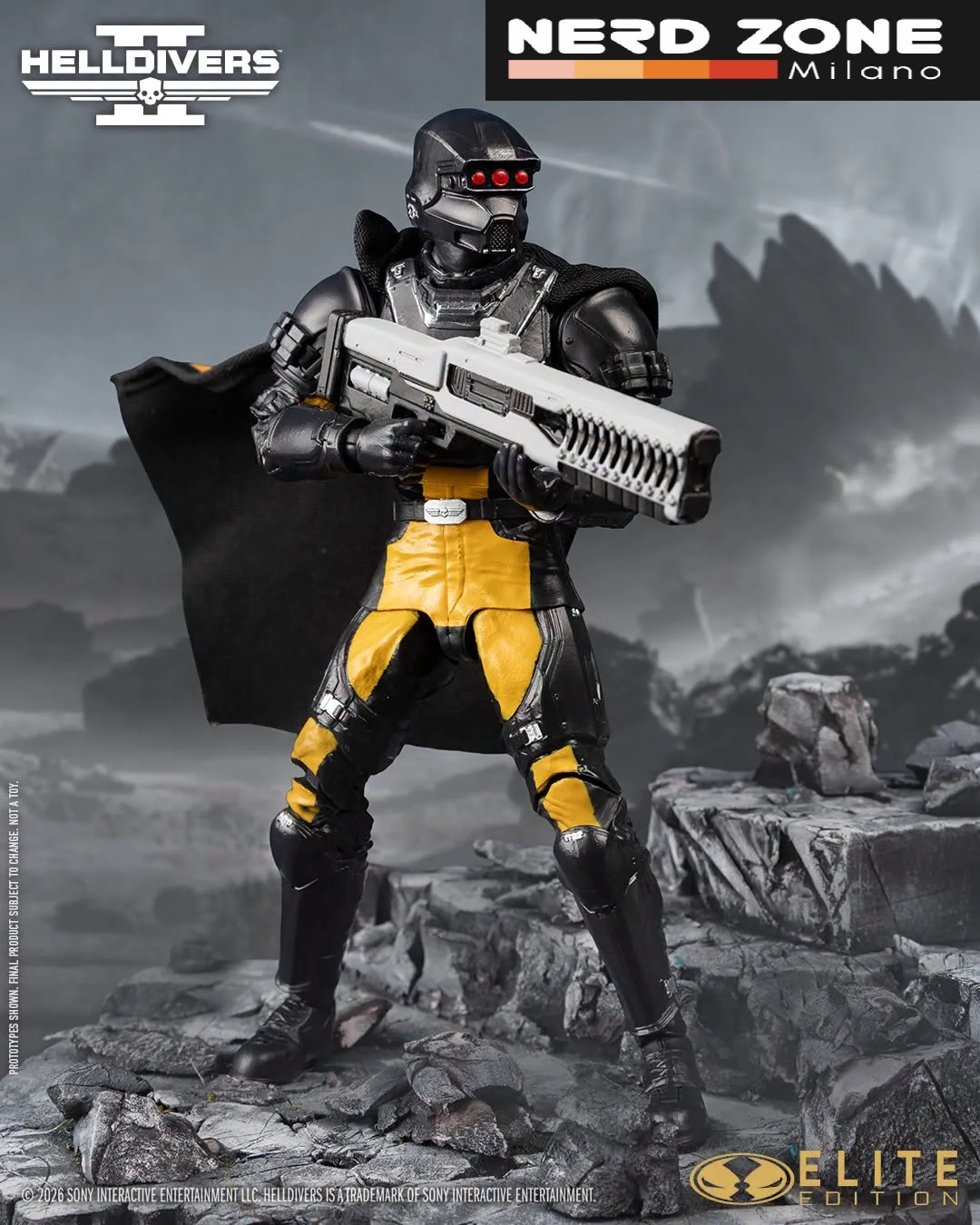 PRE ORDINE - McFARLANE TOYS 2025 - Mcfarlane Elite Ed 7inch Helldivers 2 Sa-04 Combat Technician Action Figure