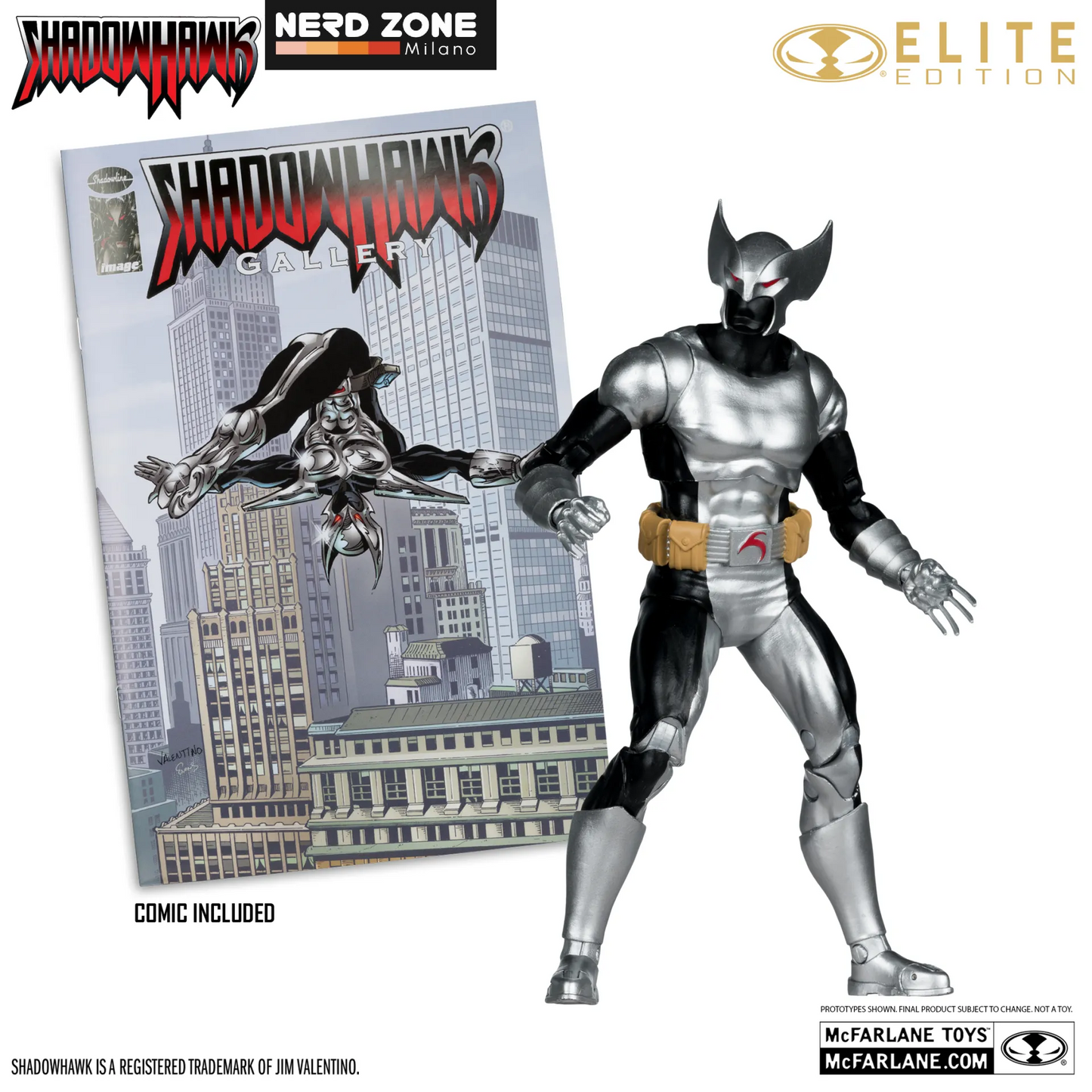 PRE ORDINE - McFARLANE TOYS 2025 - Mcfarlane Elite Edition Shadowhawk Action Figure