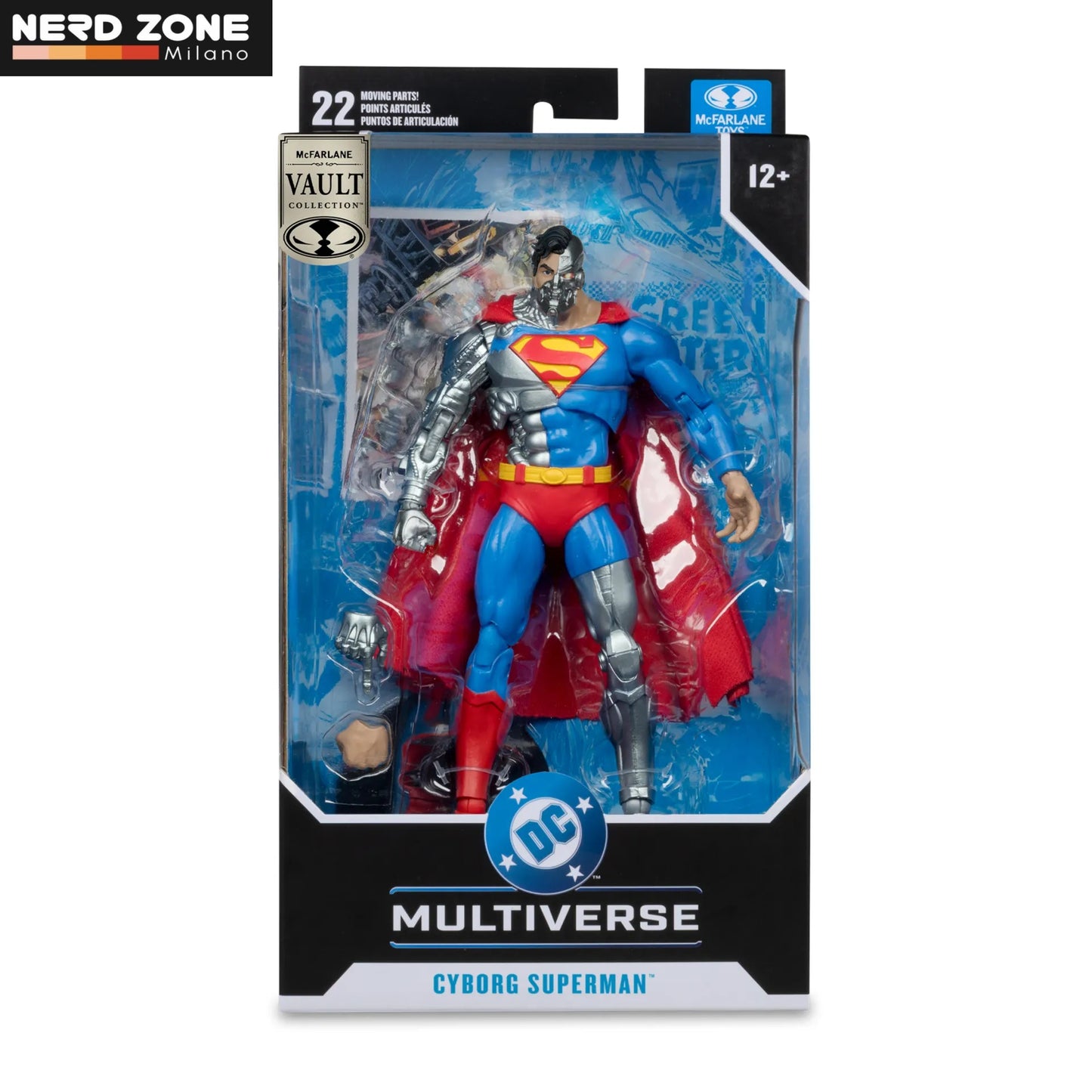 PRE ORDINE - McFARLANE TOYS 2025 - Mcfarlane Vault Dc Multiverse 7inch Cyborg Superman Action Figure
