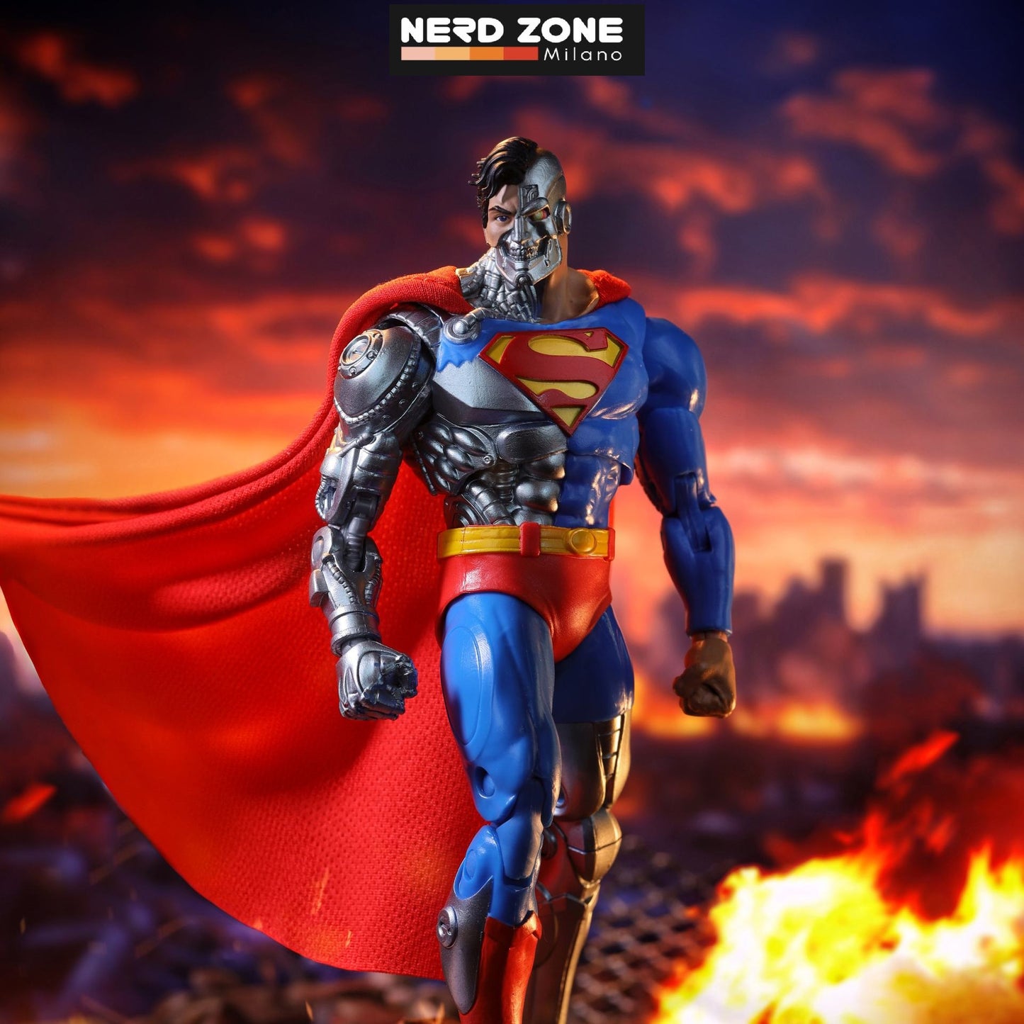 PRE ORDINE - McFARLANE TOYS 2025 - Mcfarlane Vault Dc Multiverse 7inch Cyborg Superman Action Figure