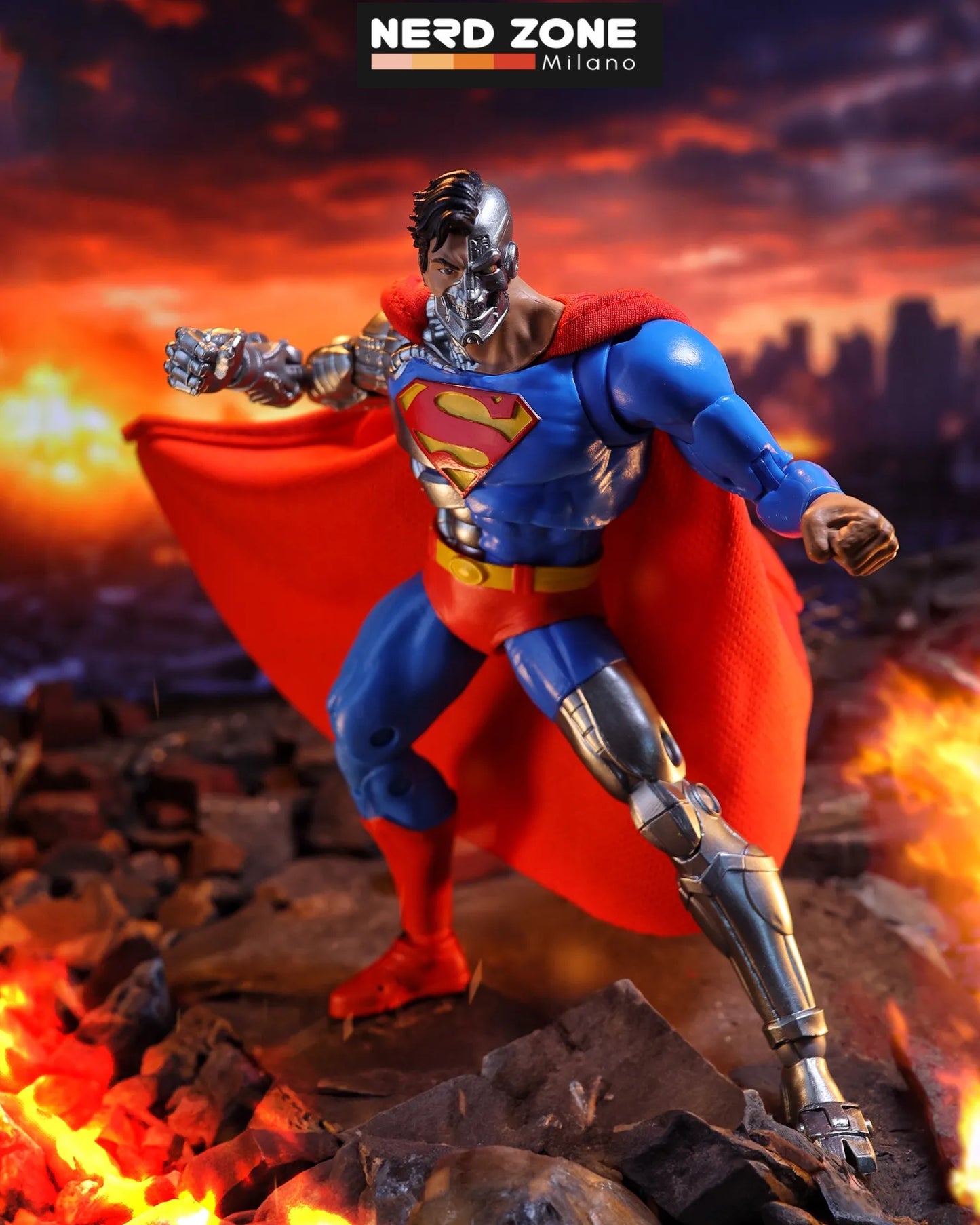 PRE ORDINE - McFARLANE TOYS 2025 - Mcfarlane Vault Dc Multiverse 7inch Cyborg Superman Action Figure
