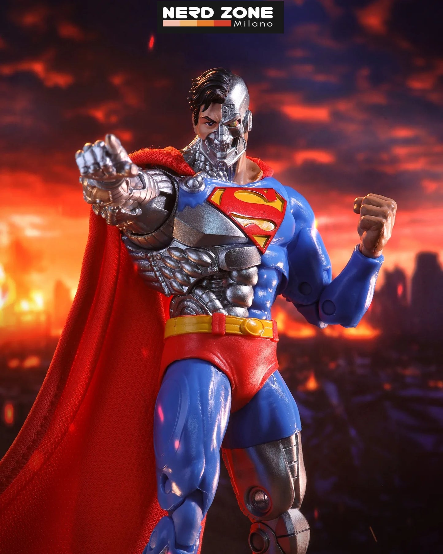 PRE ORDINE - McFARLANE TOYS 2025 - Mcfarlane Vault Dc Multiverse 7inch Cyborg Superman Action Figure