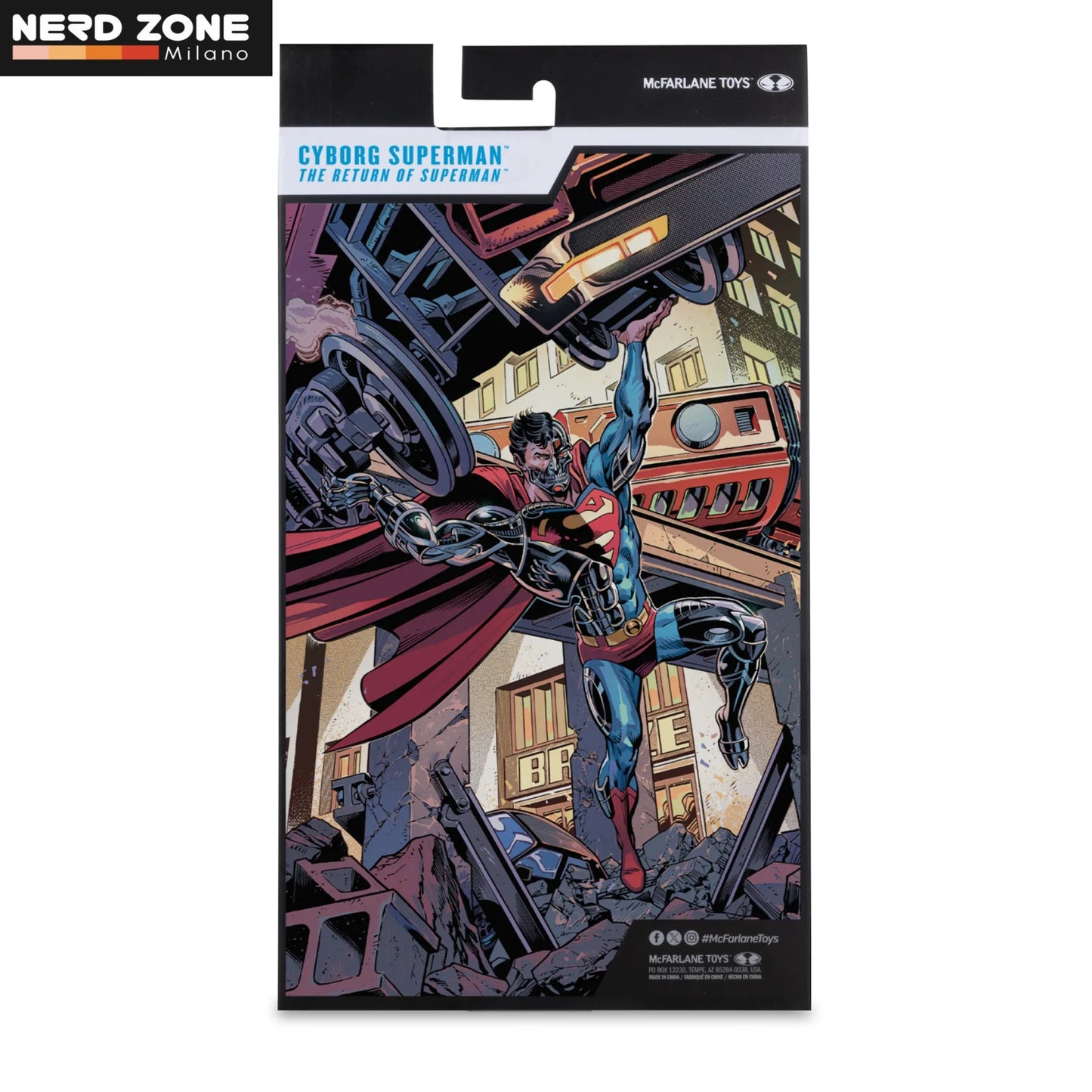 PRE ORDINE - McFARLANE TOYS 2025 - Mcfarlane Vault Dc Multiverse 7inch Cyborg Superman Action Figure