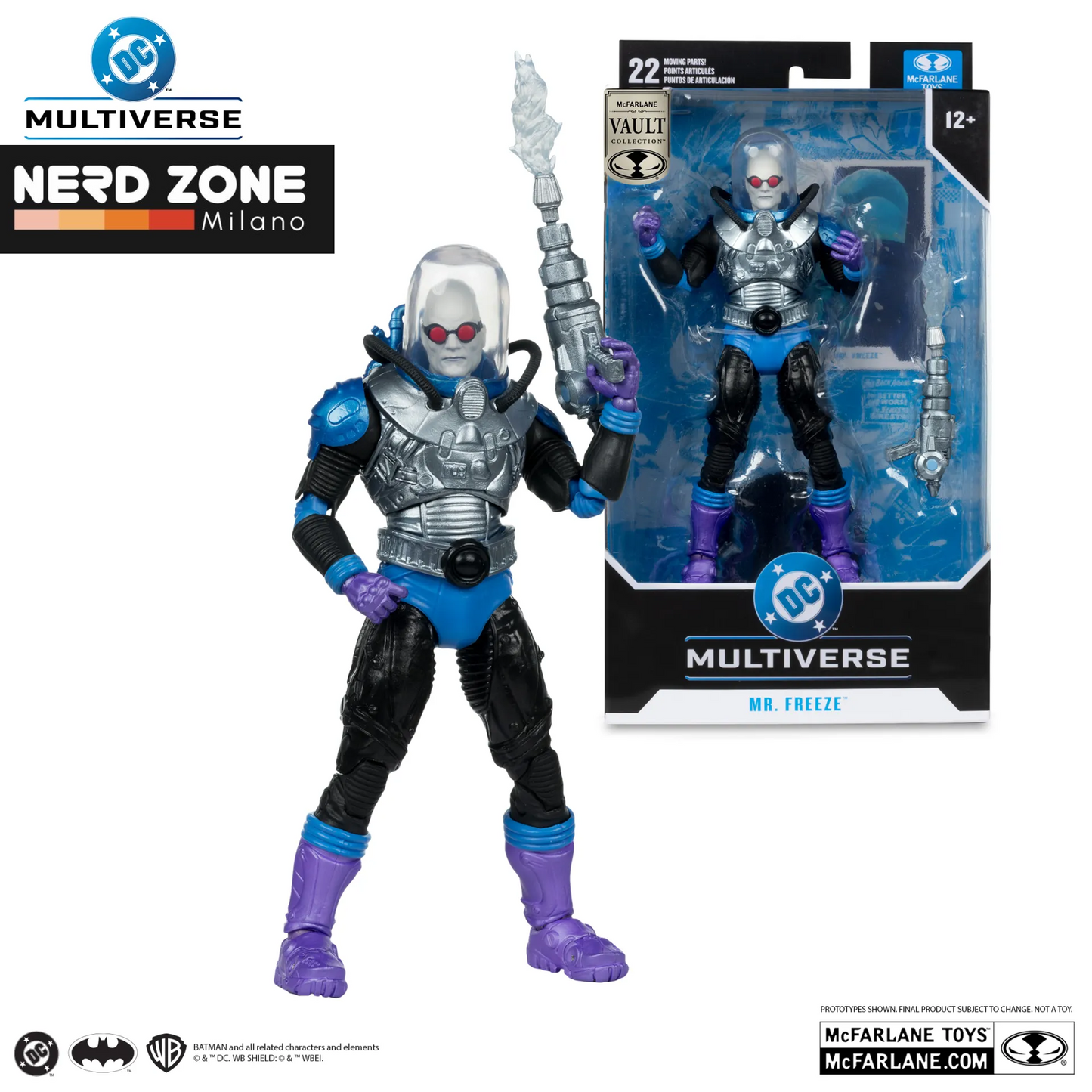 PRE ORDINE - McFARLANE TOYS 2025 - Mcfarlane Vault Dc Multiverse 7inch Mr. Freeze Action Figure
