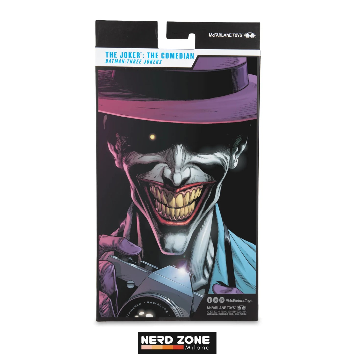 PRE ORDINE - McFARLANE TOYS 2025 Mcfarlane Vault Dc Multiverse 7inch The Joker (the Comedian) Action Figure
