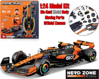 BBURAGO - Mclaren F1 Mcl38 - Lando Norris With Helmet - Model Kit 1:24