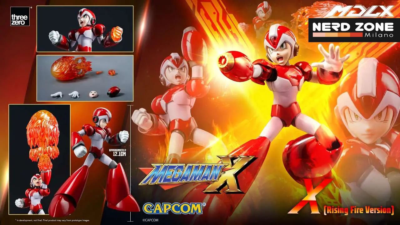 THREEZERO - Mega Man X Mdlx X Rising Fire Version Action Figure