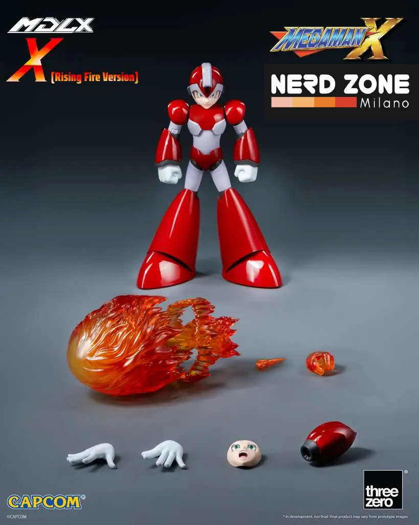 THREEZERO - Mega Man X Mdlx X Rising Fire Version Action Figure