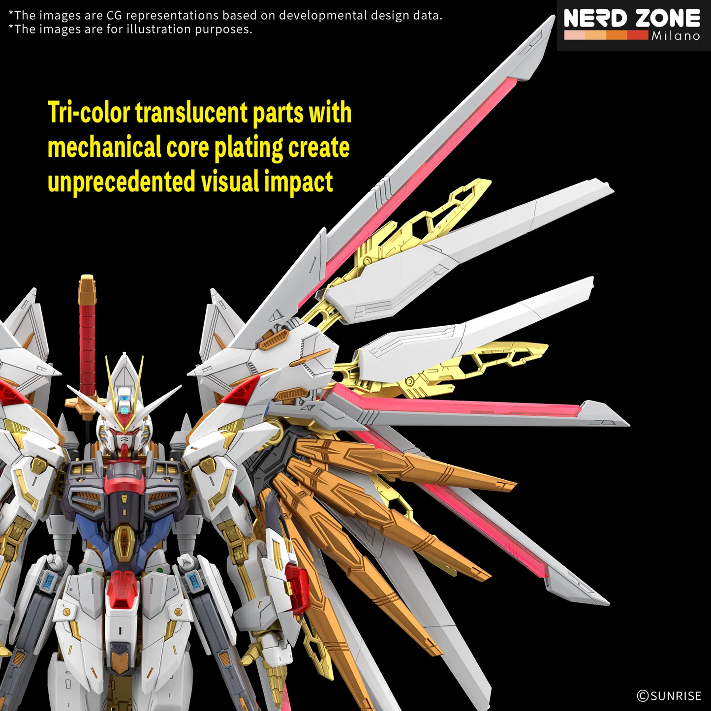 BANDAI GUNPLA - Mgex Gundam Mighty Strike Freedom 1/100