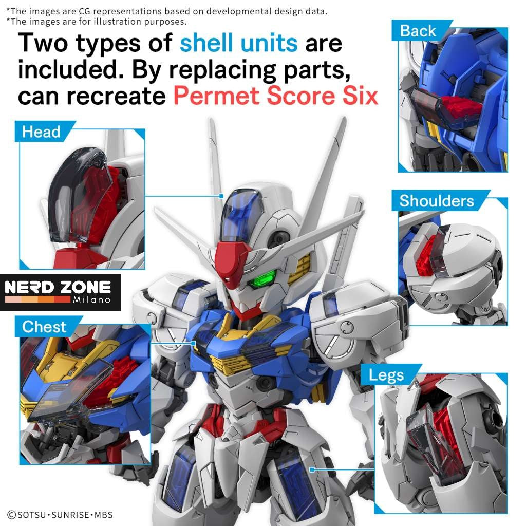 BANDAI - Mgsd Gundam Aerial