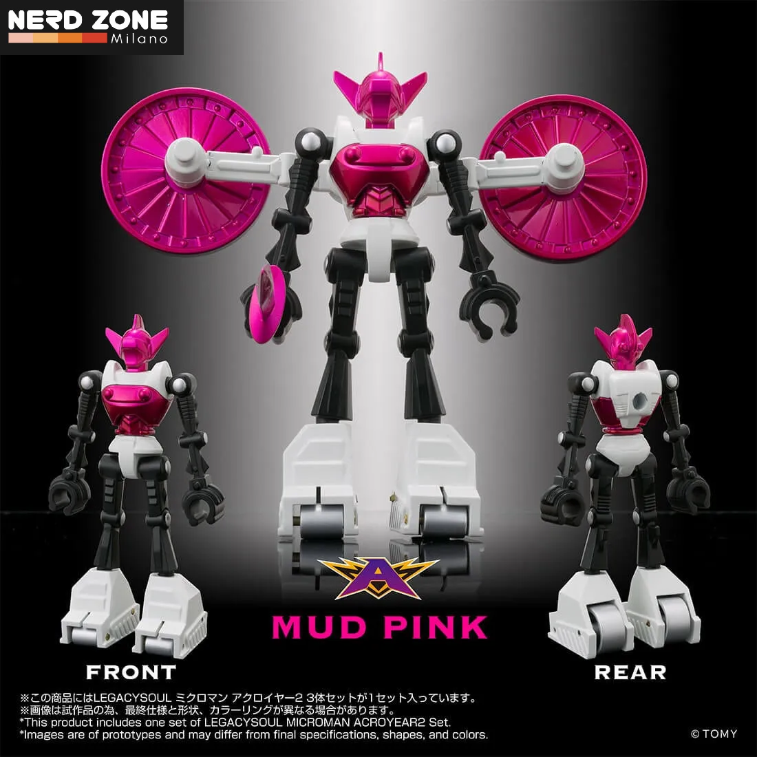 PRE ORDER - TAKARA TOMY - Microman Legacy Soul Acroyear 2 3-pack Figure Set