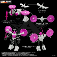 PRE ORDER - TAKARA TOMY - Microman Legacy Soul Acroyear 2 3-pack Figure Set