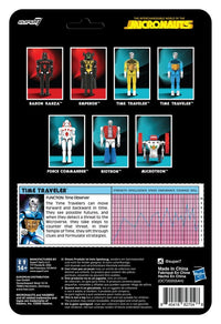 PRE ORDER SUPER 7 - SET Micronauts Wave 03 Emperor Reaction+ Time Traveler Blue Translucent + Time Traveler Yellow Translucent Reaction+ Figure