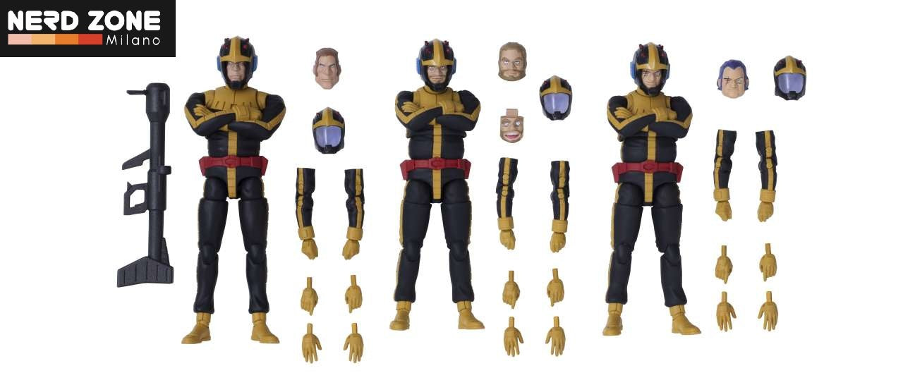 PRE ORDINE - MEGAHOUSE - Mobile Suit Gundam Principality Of Zeon Jet Stream Attack G.M.G. Collection Ex With Gift Action Figure