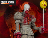 PRE ORDINE - McFARLANE TOYS 2025 - Movie Maniacs 6inch Posed Welcome To Derry Wv2 Pennywise Bloody